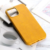 Retro Slim PU Leather Case for iPhone 13 12 11 Pro Max Mini