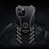 Shockproof Armor Aluminum Alloy Metal Case Batman Logo For iPhone 12 Pro Max