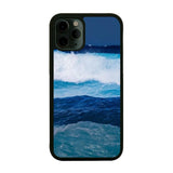 2021 Blue Sea Featured Silicone PC+TPU Phone Case For iPhone 12 11 X Series