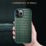 Luxury Fashion Business High Quality Shockproof Flip Visible Cover Leather Mobile Phone Case For iPhone 12 11 Series