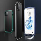 Cooling Metal Frame Bumper Transparent Protective Case for iPhone 12 Pro Max