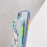 Fashion Cute Flower Thick Border Case For iPhone 11 Series