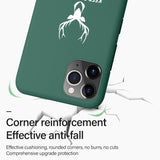 Ultra thin Christmas Deer Matte Hard PC Cute Colorful Frosted Cover Case For iPhone 12 Series