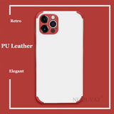New Retro Classic Leather Case For iPhone 12 11 Pro Max