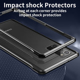 Bumper Metal Aluminum Frame Cover Airbag Shockproof Case for Samsung Galaxy Note20 Ultra