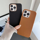 Luxury Retro PU Leather Case for iPhone 13 12 11 Pro Max