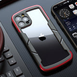 Anti drop Silicone Transparent Protective Phone Case for iPhone 12 11 XS Series