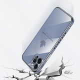 Luxury Cute Maple Leaf Square Plating Silicone Phone Case with Lanyard For iPhone 13 12 11 Series