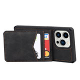 Flip Leather Wallet Credit Card Holder Strap Case for iPhone 13 12 11 Pro Max