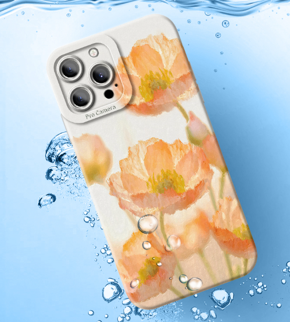 Beautiful Watercolor Flowers TPU Case For iPhone 14 13 12 series