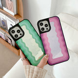 Luxury Mirror Wave Case for iPhone 13 12 11 Pro Max