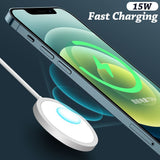 Original 15W Magnetic Magsafe Wireless Charger For iPhone Samsung Xiaomi