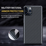Real Pure Carbon Fiber Phone Back Cover Ultra Thin Anti Fall Case for iPhone 12 Series