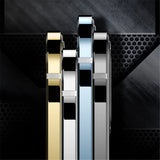 Stainless Frame Brushed Acrylic Shockproof Armor Case For iPhone 13 12 Series