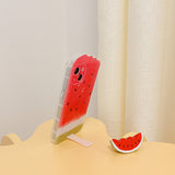 Summer Watermelon Popsicle Bracket Case for iPhone 13 12 11 Pro Max