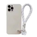 High Quality Shockproof Phone Case with Soft Lanyard Strap for iPhone 12 11 Series