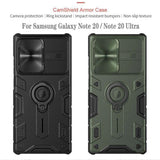 CamShield Armor Case with Ring Kickstand Heavy Duty Protection For Samsung Note 20 Series