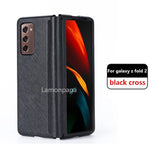Luxury All inclusive Explosion proof Vintage Leather Case for Samsung Galaxy Z Fold2 5G