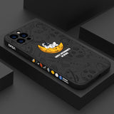 Dark Green Cute Astronaut Paper Plane Shockproof Soft Case For iPhone 13 12 11 Series