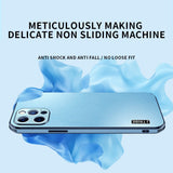 Luxury Business Shockproof Camera Lens Protection Matte Phone Case For iPhone 12 Series