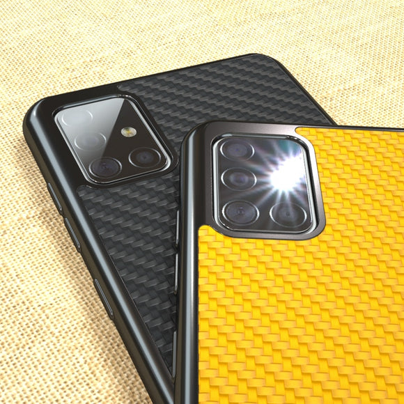 Soft Silicone TPU Frame Classic Weave Case For Samsung Galaxy S20 Ultra
