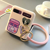 Phone Cases with Bracelet for Samsung Galaxy Z Flip 5G