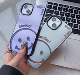 Cute Smiling Face Soft TPU Case For iPhone 14 13 12 series