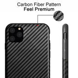 Carbon Fiber Texture Shockproof Case for Apple iPhone 12 Series
