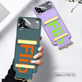 Ultra Thin Case with Wrist Strap for Galaxy Z Flip 3 Z Flip 1