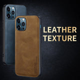 Luxury High Quality Car Magnetic Silicone Soft Shockproof PU Leather Phone Case For iPhone 12 11 Series