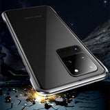Metal Frame Luminous Shockproof Aluminum Bumper Protect Cover for Samsung S20 Series