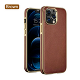 Premium Leather Slim Case for iPhone 13 12 Series