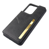Leather Card Slot Flip Wallet Case for Samsung Galaxy S21 Ultra