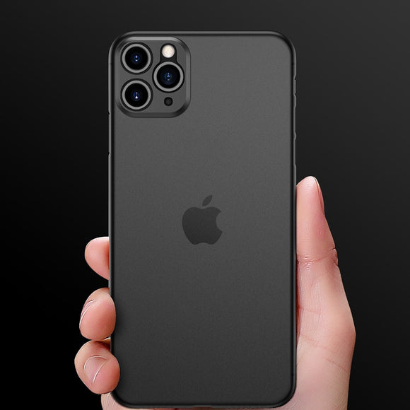 Ultra thin Matte Transparent Waterproof Cover Shell Wear Resistant Case for iPhone 11 Series