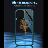 Fashion Transparent Shockproof Silicone Clear Case for iPhone 12 Series
