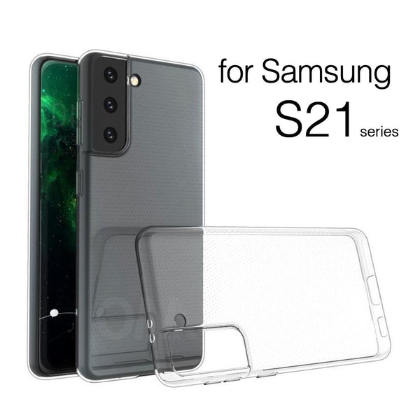 TPU Silicon Clear Soft Thin Case For Samsung Galaxy S21 / S20+Plus / S20Ultra