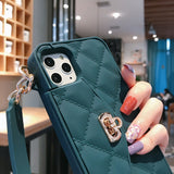 Crossbody Card Slot Wallet Silicone Phone Case For iPhone 13 12 11 Series