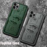 Leather Dollar Embossed All inclusive Phone Case for iPhone 12 11 Series