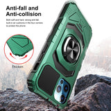 Shockproof Armor Bumper Magnetic Ring Holder Case For iPhone 12 11 Series