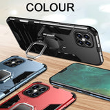 Armor Shockproof Case with Magnetic Car Holder Cover Case For iPhone 11 & 12 Series