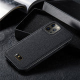 Ultra Thin PU Leather Soft Case For iPhone 13 12 11 Pro Max Mini series