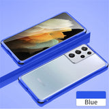 Luminous Metal Frame Shockproof Case for Samsung S21 Series