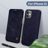 Vintage Flip Cover Wallet Leather Case for iPhone 12 Series