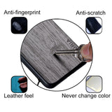 Wood Texture Leather Folding Case for Samsung Galaxy Z Flip 4