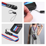 Lanyard Leather Wallet Card Holder Stand Phone Case For Samsung Galaxy S21 S20 Note 20 Series