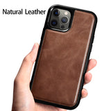 Luxury Classic Real Skin Genuine Leather Case for iPhone 12 Series