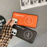 Fashion Minimalist Lightning Leather Case for iPhone 13 12 11 Pro Max