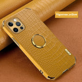 Genuine Leather Personalized Phone Case for iPhone 12 11 Series