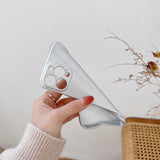 Metal Paint Soft Case for iPhone 13 12 11 Series