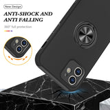 Fashion Shockproof Silicone Car Holder Ring Case For Iphone 12 11 Series